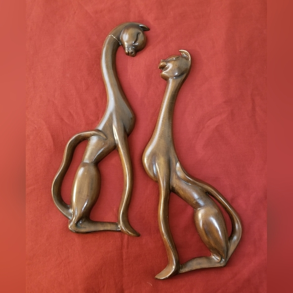 arnels Other - Vintage MCM Arnels Ceramic Siamese Cat Wall Hangings